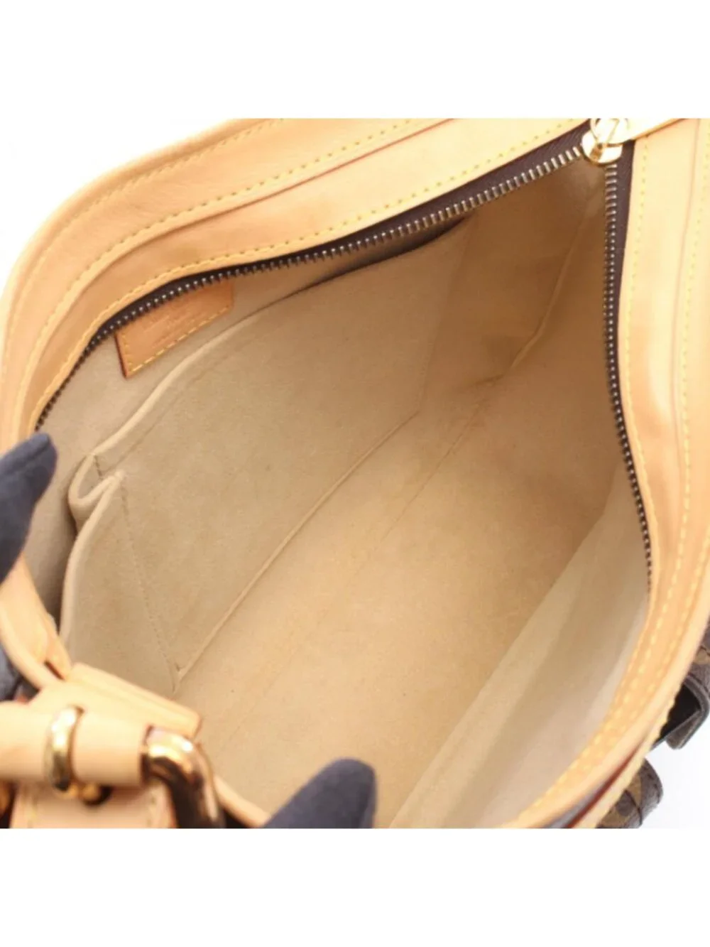 Louis Vuitton Shoulder Bag Hudson GM Monogram Canvas Leather
